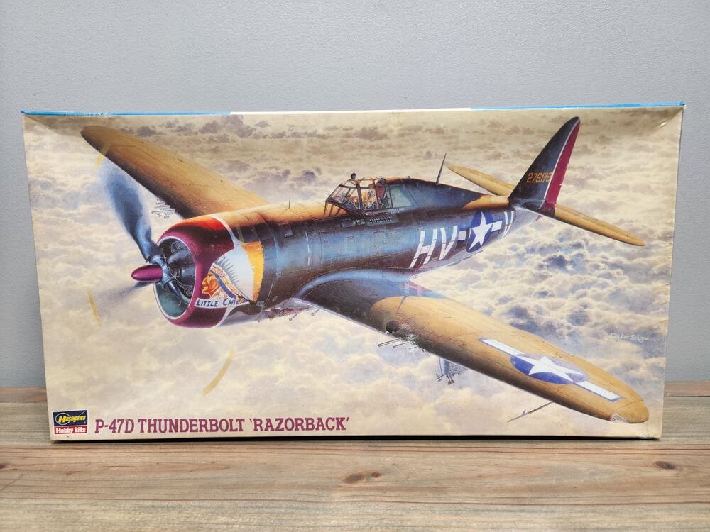 HASEGAWA # 9057 " US THUNDERBOLT RAZORBACK P-47D " 1/48 KIT